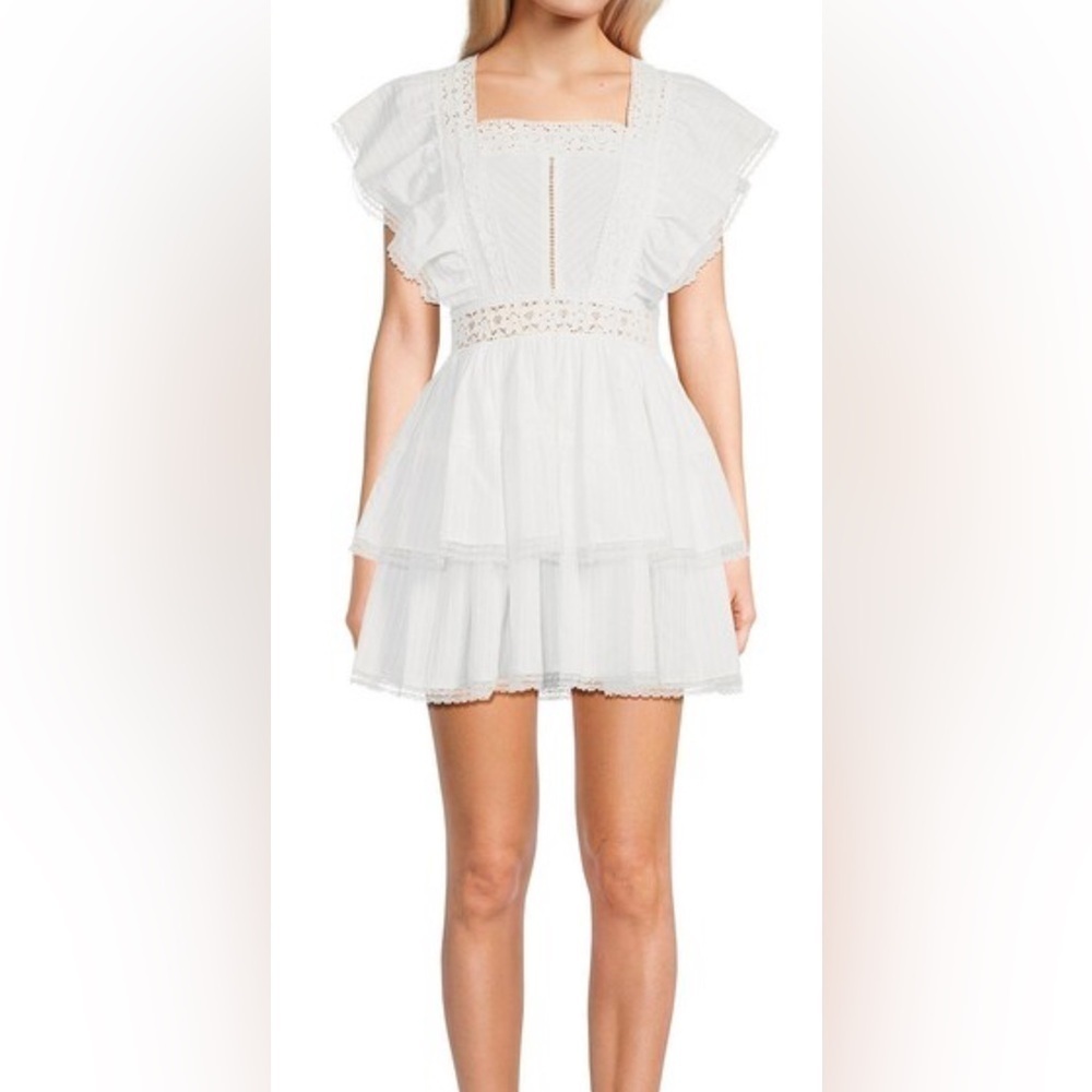 Chelsea & Violet White Lace Formal Dress  Dress Size XS. F39